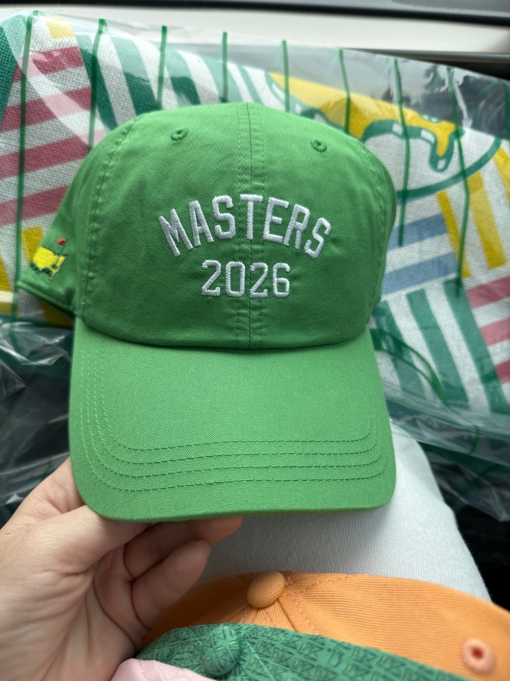Masters Green 'Masters 2026' Embroidered Baseball Cap-all orders mail in 24 hrs!